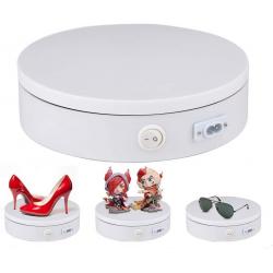 Motorized Photography Turntable Color White