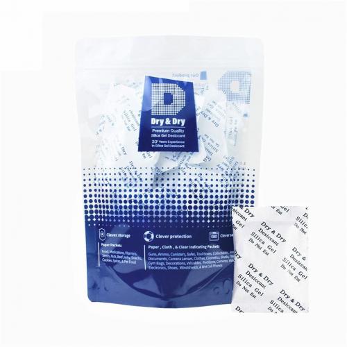 Dry & Dry Silica Gel Desiccant 50 Pack x 5 Gram Dehumidifiers