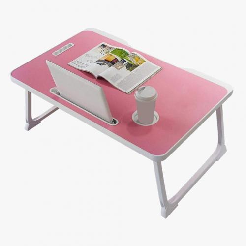 Latop Bed Table Foldable Pink