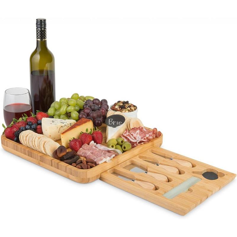 Charcuterie Platter with Cutlery Set