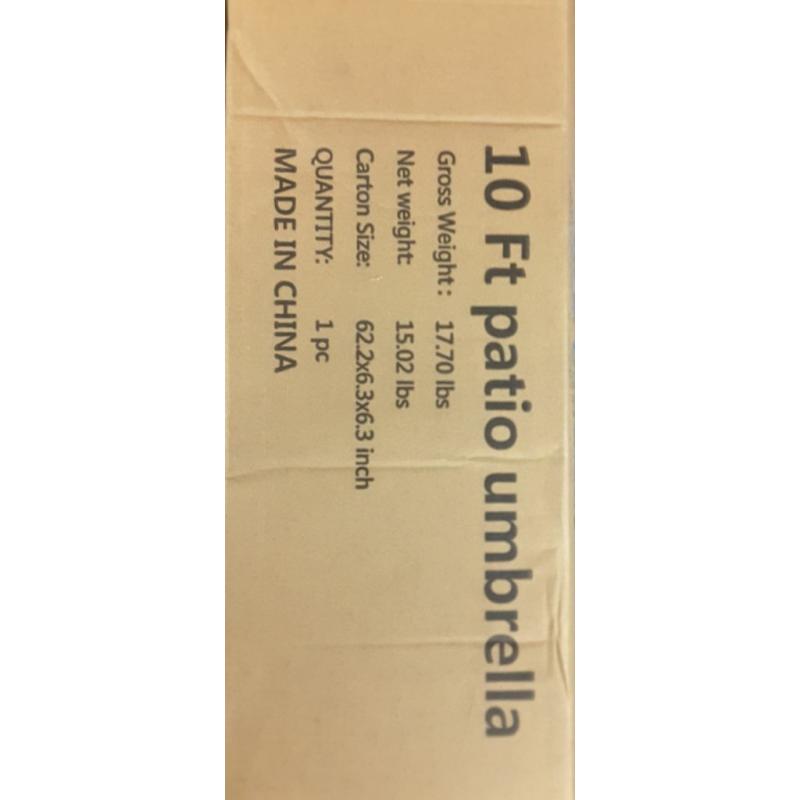 10 foot Patio Umbrella