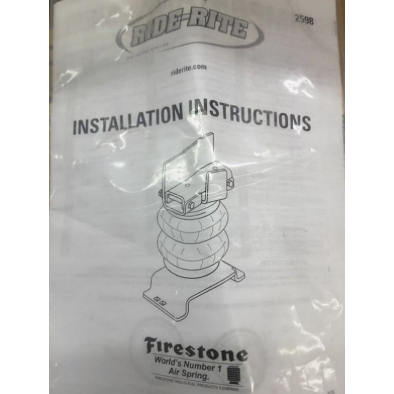 Air Spring Kit - Ride-Rite 2598 (RAM 2500)