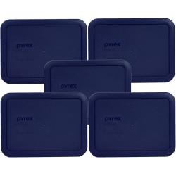 Pyrex 7210-PC Rectangle Dark Blue 3 Cup Storage Lid for Glass Dish (5, Dark Blue)