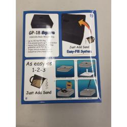 Gravipod 18 Square Umbrella Base Weight Bag - Up to 110 lbs.