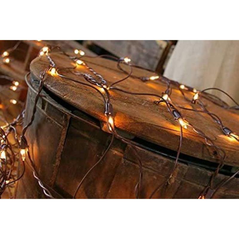 Christmas Lights Inc., Net Light With Brown Wire, 150 Clear Lights