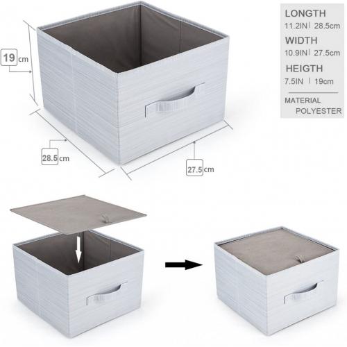 Mee'life Foldable Storage Cube Bins Oxford Fabric