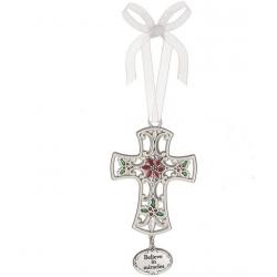 Ganz Holiday Bright Ornament, Cross
