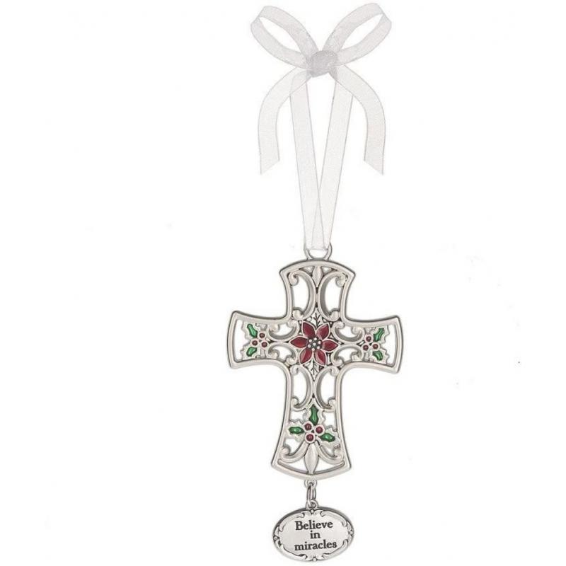 Ganz Holiday Bright Ornament, Cross
