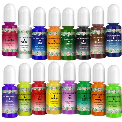 Epoxy Pigments 16 Colors Epoxy Resin Dye