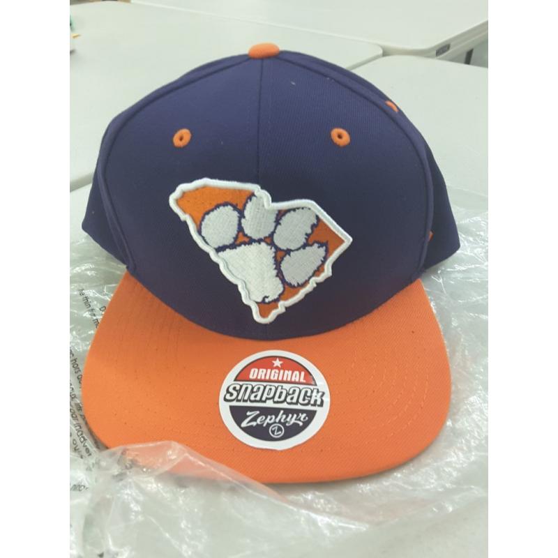 Clemson Tigers Mens Z11 Snapback - NCAA Zephyr