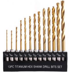 Comoware Titanium Drill Bit Set