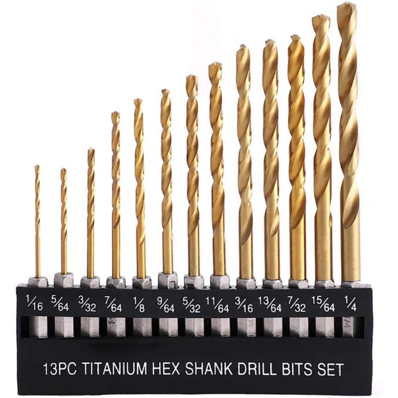 Comoware Titanium Drill Bit Set
