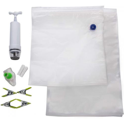 Tusy - 20 Premium Sous Vide Bags Essentials Kit for Anova and Joule Cooker