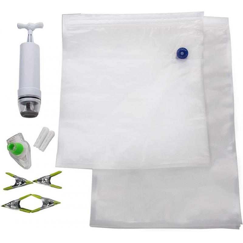 Tusy - 20 Premium Sous Vide Bags Essentials Kit for Anova and Joule Cooker