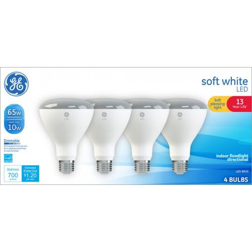 GE LED 65W BR30 Soft White Flood Light