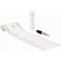 TALLTAPE - Portable, Roll-up Height Chart Plus 1 Sharpie Marker Pen to Measure Children from Birth, Choice of 10 Designs, a Memento for Life (Talltape, Bee)
