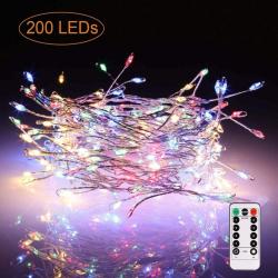Greempire Colored String Lights 10 Feet, 200 Led