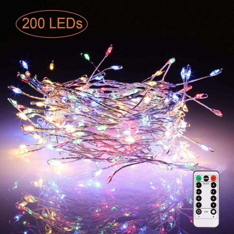 Greempire Colored String Lights 10 Feet, 200 Led