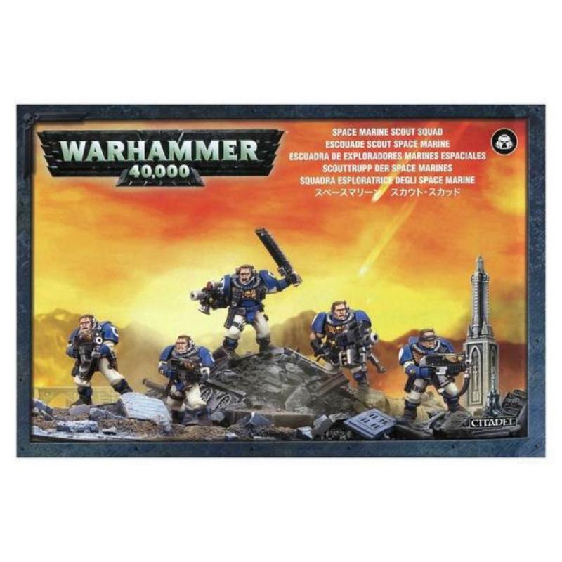 Citadel Warhammer 40,000: Space Marine Scout Squad Gw 48-16 Nib