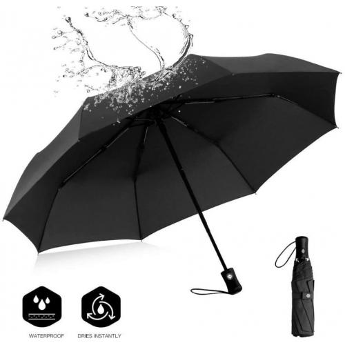 Boy Travel Umbrella Compact Umbrella Black