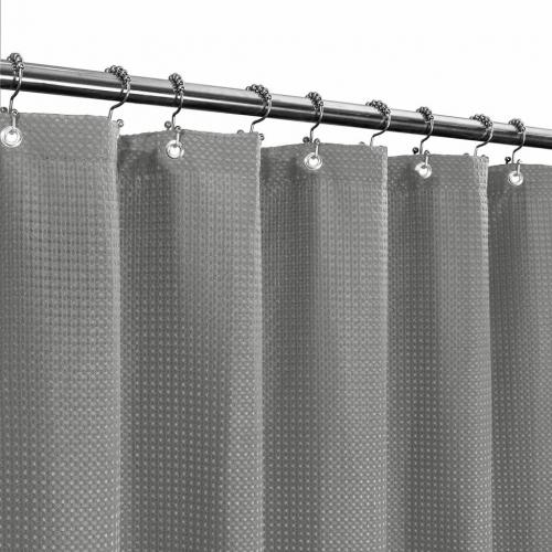 Barossa Waffle Weave Fabric Shower Curtain