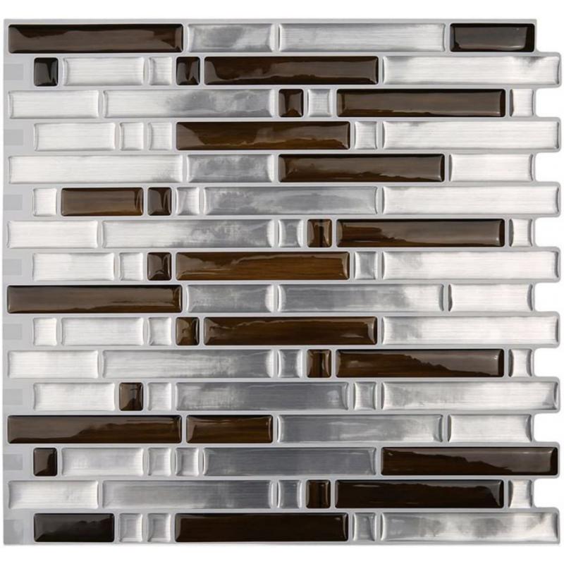 Maritimes Peel and Stick Kitchen Backsplash Tile Self