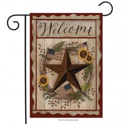 Briarwood Lane Preimum House Flag- Autumn Welcome Barnstar Garden Flag