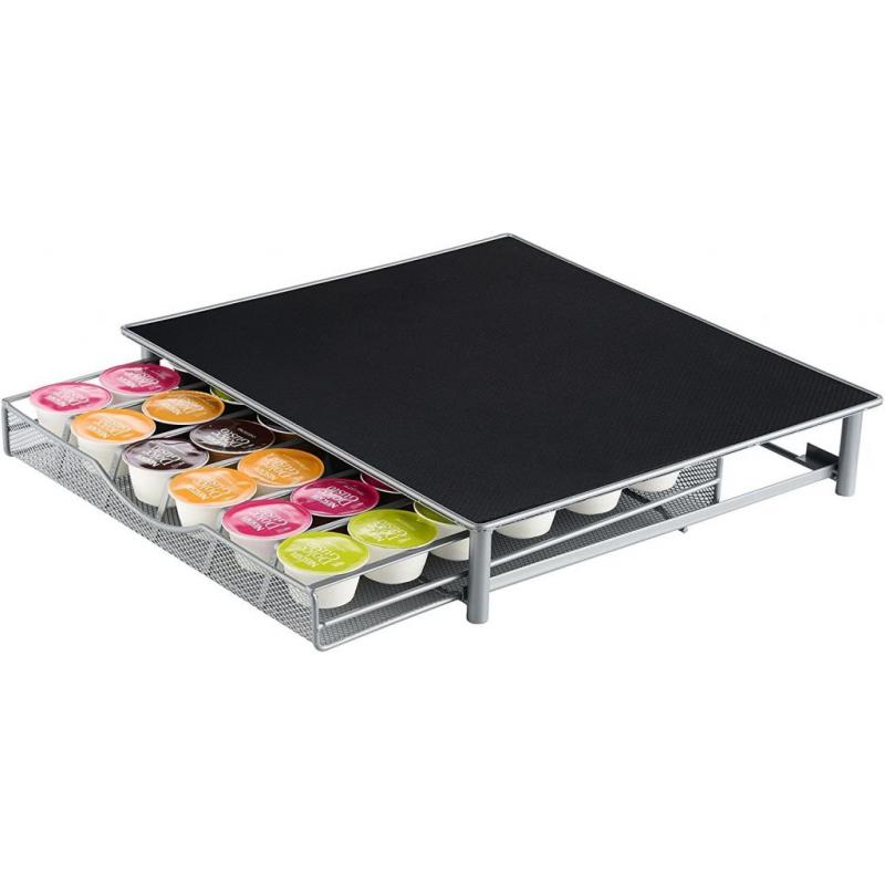 Exact Coffee Capsule Storage Drawer and Machine 2 In 1 , 36 Pods, Matte Finish