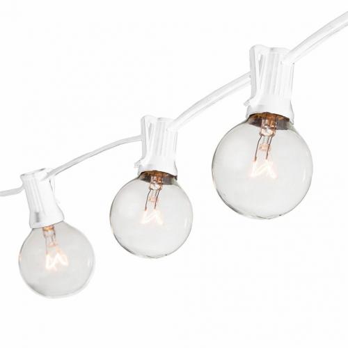 White String Lights W/Bulbs - Fulton Illumantion