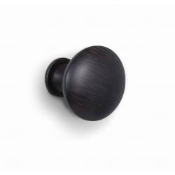 1.25 Diameter Cabinet Knobs, Oil Rubbed Bronze, 10- Pack - Birdrock Home Modern