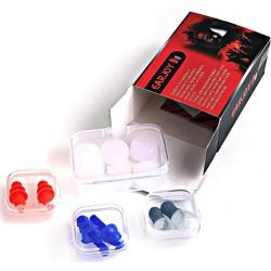 EarJoy Ear Plugs Noise Reduction, Silicone Base