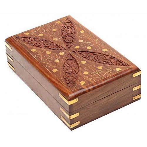 PRC Wooden Jewelry Box Trinket Holder
