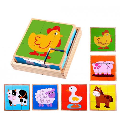 Cubbie Lee Animal Block Puzzle