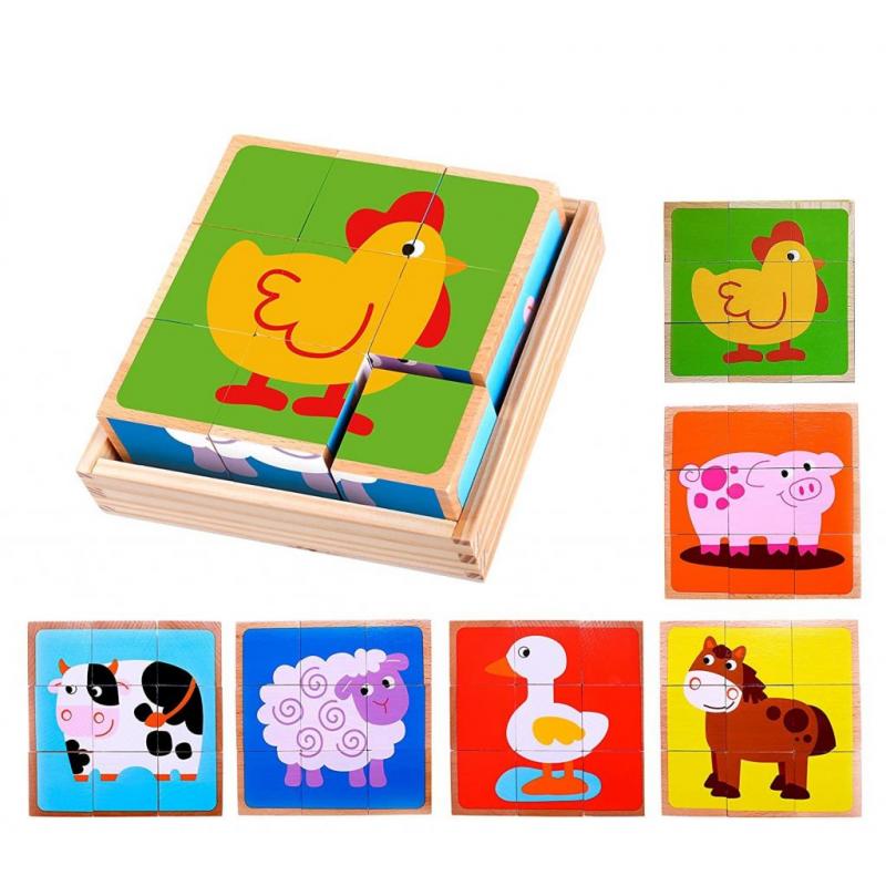 Cubbie Lee Animal Block Puzzle