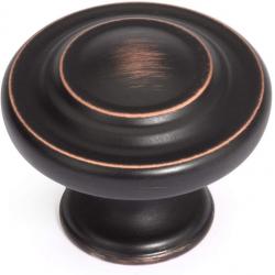 Three Ring Cabinet Knob - Dynasty Hardware K-1586-Orb