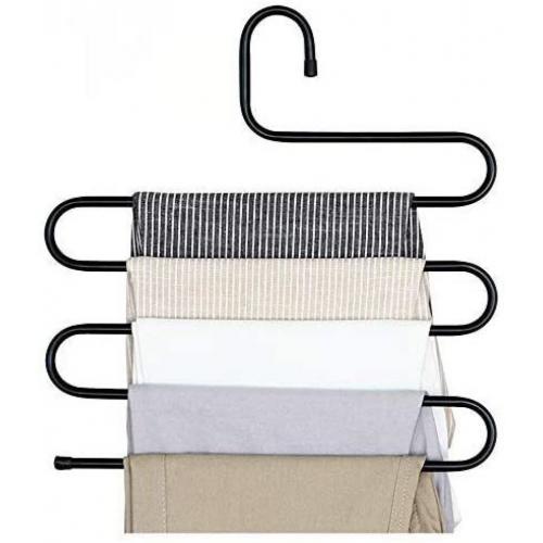 V-Shine Pants Hanger Multi-Layer S-Style（4 Pack）