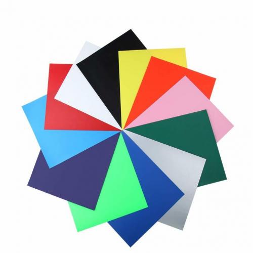 Heat Transfer Vinyl Bundle Iron On HTV Vinyl Sheet Easy Weed - Use with Silhouette Cameo, Cricut Or Heat Press Machine for DIY T-Shirt, Garments- 12 Colors12 x 10