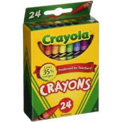 Crayola Crayons 24 Count 6 Pack