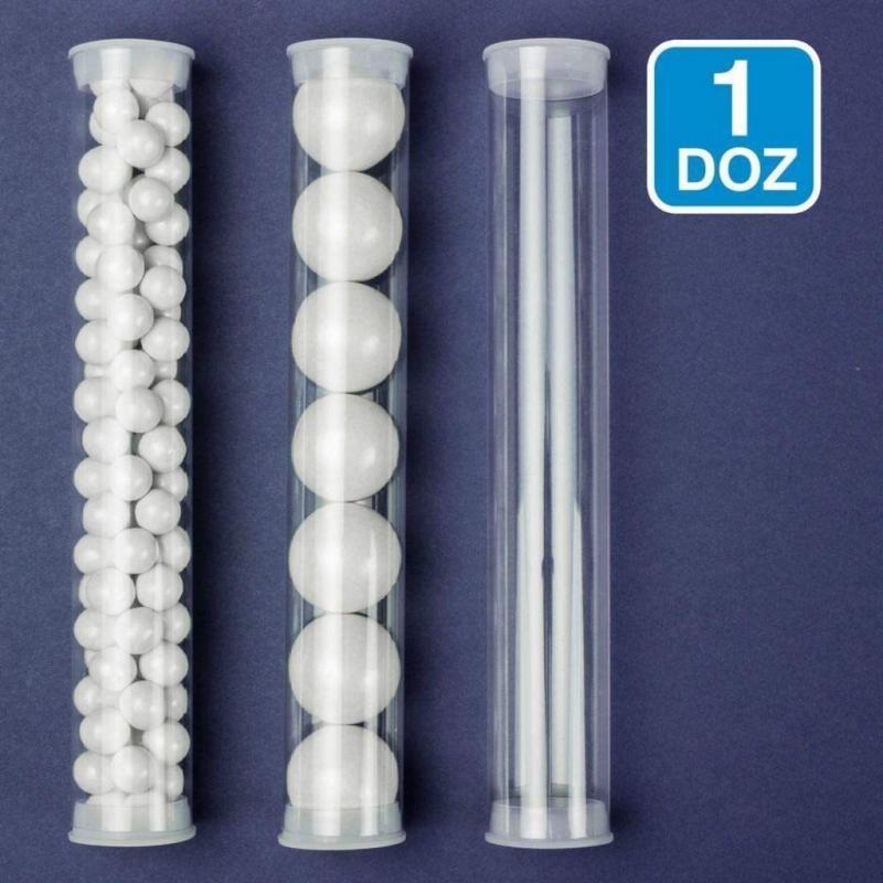 Wish Party Goods 12 Gumball Tubes , Clear