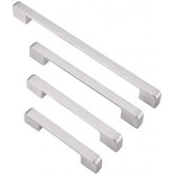Insir Brushed Nickel Cabinet Handles Nickel Drawer Pulls Pack of 5 Modern Cabinet Hardware (3.75inch(96mm))