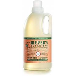 Mrs. Meyer's Clean Day Liquid Laundry Detergent, Cruelty Free and Biodegradable Formula, Geranium Scent, 64 oz