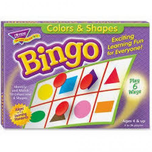 Colors & Shapes Bingo Game
