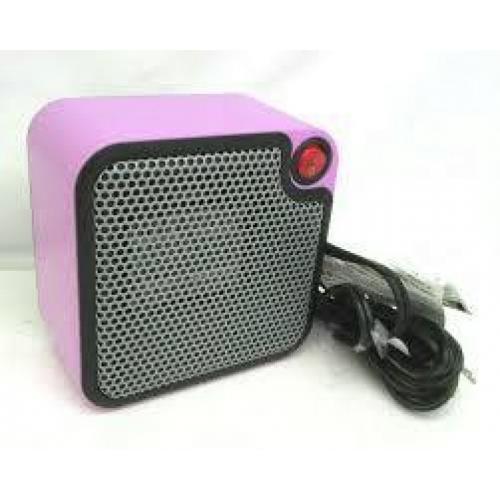 Mainstays Small Personal Electric Portable Ceramic Space Heater 250 Watt Pink