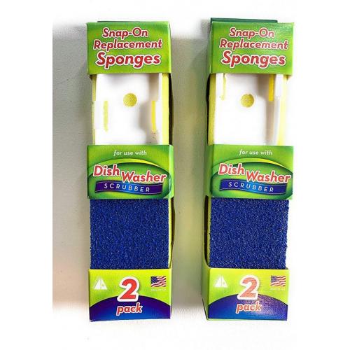 Arrow Scrubber Dishwasher Replacement Sponges 2 Pack