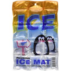 Penguins Reusable Hinged Ice Mat, 2 Pack, Keeps Cool For 4-6 Hours