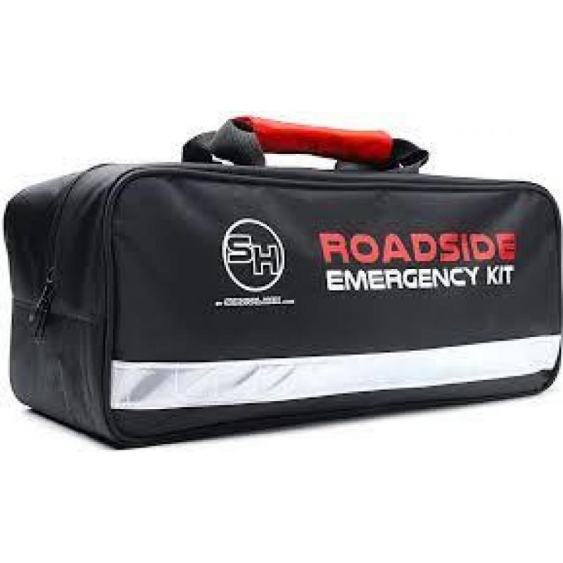 Road Side Emergency Kit W/ Jumper Cables and First Aid Supplies