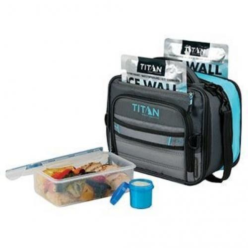 Titan Deep Freeze Expandable Lunch Box with Ice Wall