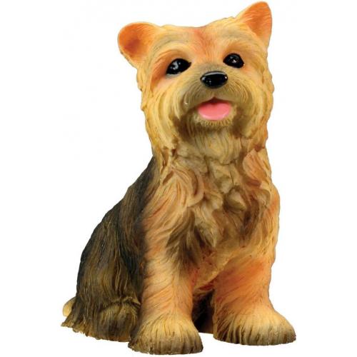 Yorkshire Terrier Puppy / Dog - Yorkie Statue Figurine Sculpture Model
