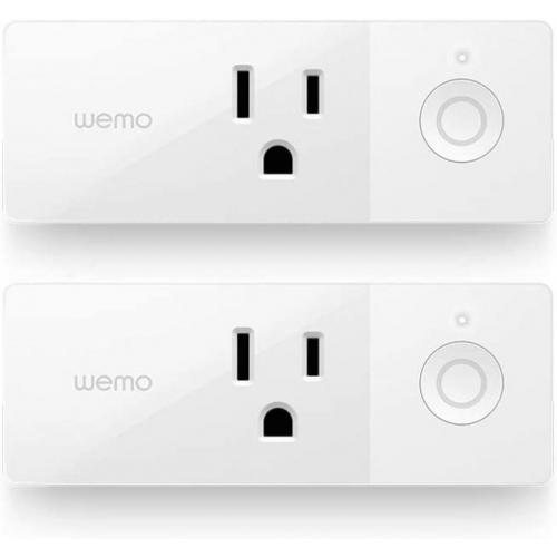Wemo Mini Smart Plug, 2-Pack