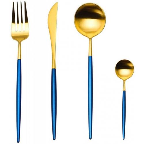 LEKOCH 4-Piece 18/10 Stainless Steel Flatware